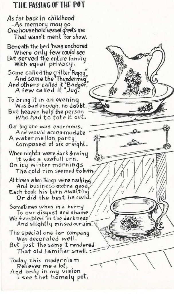 the old chamber pot