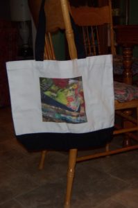 Tote bag for Manos Meadows Mysteries